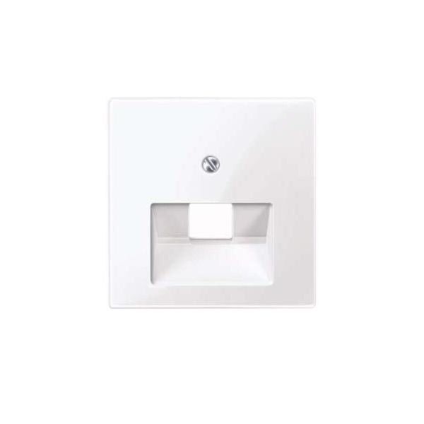 Merten 296225 Placca Di Centro Per Inserto Uae, 1-Gang, Bianco Attivo Lucido, Sistema M-image