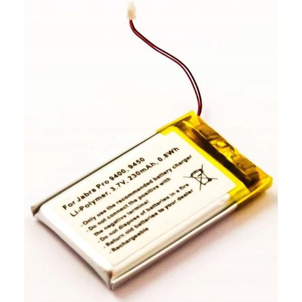 Coreparts - Batterie - Li-Pol - 230 Mah - FüR Jabra Pro 9450, 9460, 9465, 9470-image