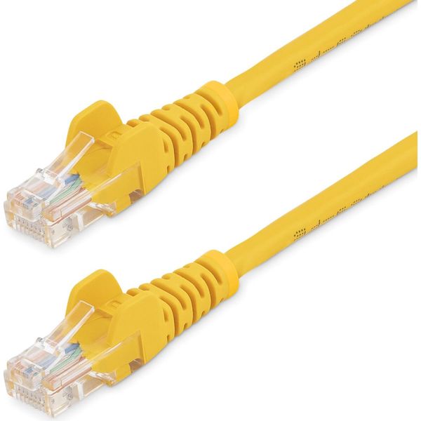 Startech.Com Cavo Di Rete Cat 5E - Cavo Patch Ethernet RJ45 Utp Giallo Da 2M Antigroviglio-image
