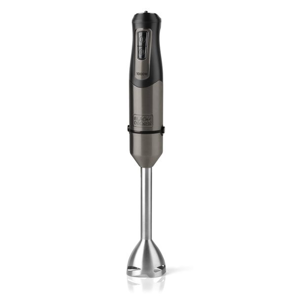 Black & Decker BXHB1000E Frullatore Ad Immersione 1000 W Acciaio Inossidabile Nero Grigio-image