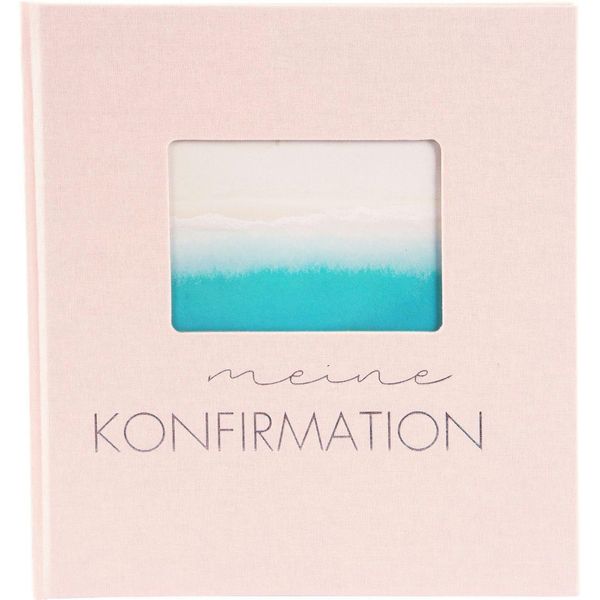 Goldbuch 11 159 Erinnerungsalbum Konfirmation Pastell - 23 X 25 Cm, Rose-image