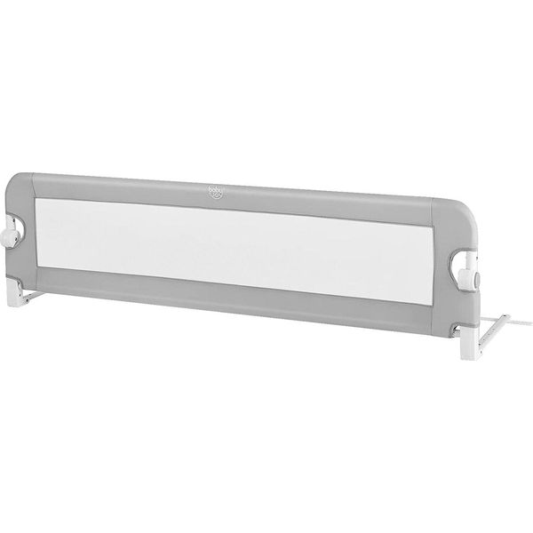 Costway Sponda Per Letto Pieghevole, Protezione Per Letto, Sponda Per Lettino, Sponda Per Lettino, Letto A Due Piazze, Letto Matrimoniale, Letto Queen-Size E King-Size 150 X 42 Cm/Grigio-image