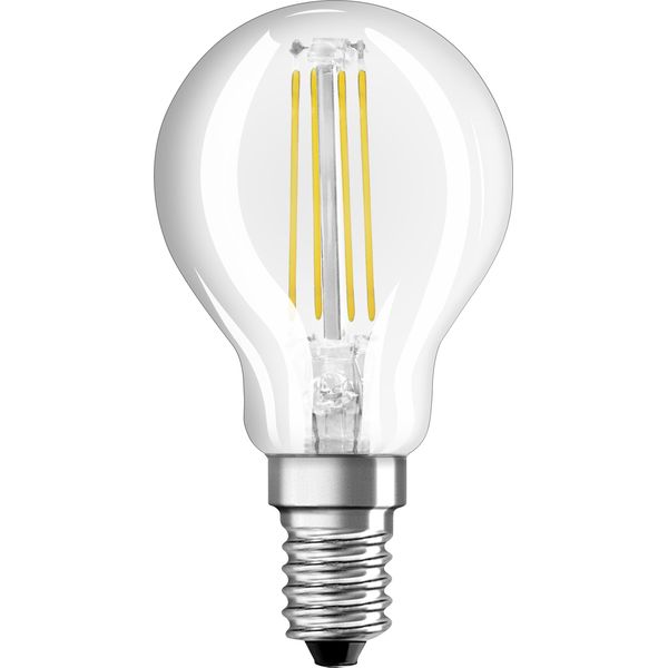 Osram Parathom Classic P Filament 40 Non-Dim 4W/827 E14 Lampadina Osram | Parathom Classic P Filament | E14 | 4 W | Bianco Caldo-image
