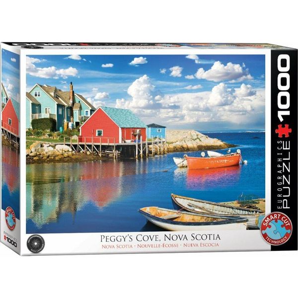 Eurographics Puzzle FischerhüTten In Peggys Cove, Nova Scotia, 1000 Teile, 68 X 48 Cm, 6000-5438-image