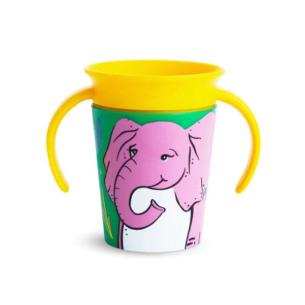 Munchkin - Tazza Junior Wildlove 360° Con Orecchie 177 Ml - Elefante-image