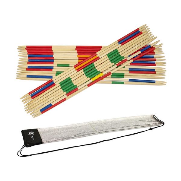 Carromco Originale Mikado Gigante Borsa Di Legno Di Pino Gioco All'aperto Di Legno-image