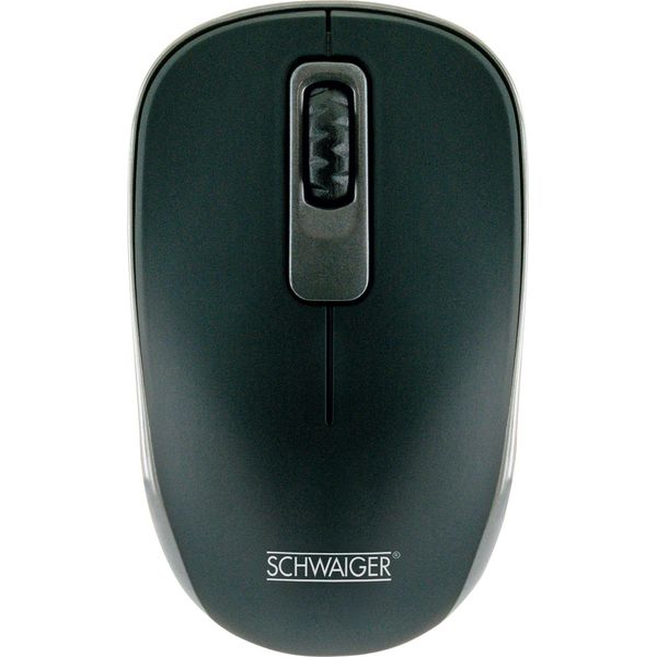 Schwaiger OM1000013 Schwaiger Maus Pc Optisch 3Tasten 1.200Dpi Kabellos Schwarz-image