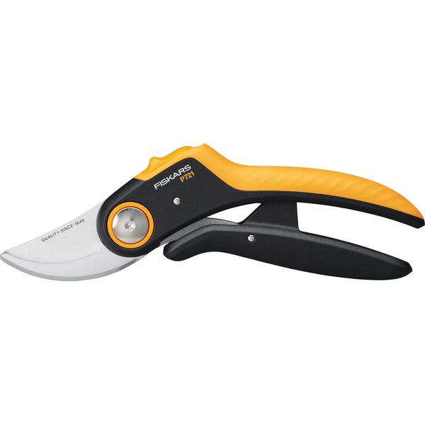 Fiskars Plus Powerlever P721 Forbici Da Potatura Bypass Nero, Arancione-image