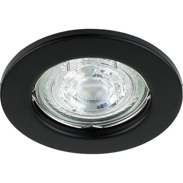 Lampada Da Incasso A Soffitto Faretto Da Incasso A Soffitto Murid Black IP20 Rotondo Nero EDO777292 Edo-image