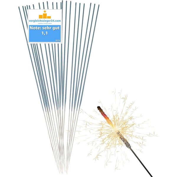 250X Stelle Filanti 30 Cm - Stelle Filanti Per Feste & Fuochi D'artificio & Compleanno & Matrimonio Cat. F1 Per Adolescenti E Bambini Fuochi D'artificio Giovanili 2023-image