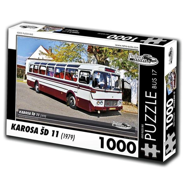 Puzzle RETRO-AUTA Bus N.17 Karosa 'D 11 (1979) 1000 Pezzi-image