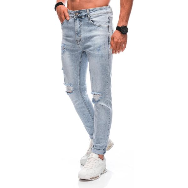 Edoti Pantaloni In Denim Da Uomo Brielan Blu 37-image