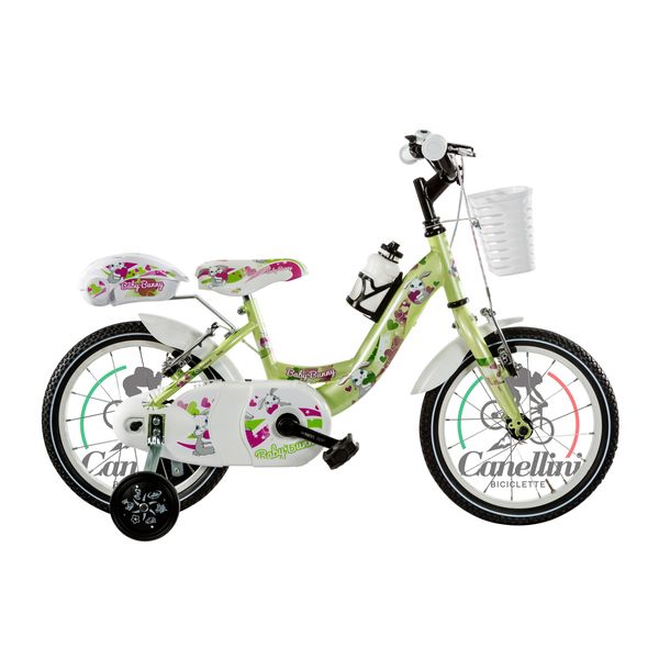 Bicicletta Per Bambini Canellini Venere 14" Baby Bunny - Verde Chiaro"-image