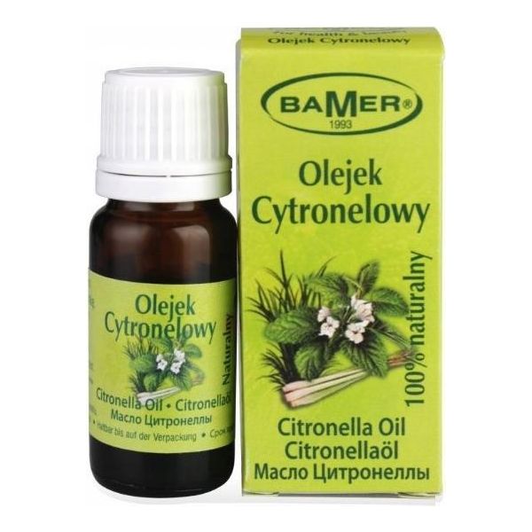 Bamer | Olio Di Fragranza In Flacone Di Vetro 7 Ml - Lemongrass - Profumo Per Ambienti E Aromaterapia - Ideale Per Bastoncini Profumati, Additivo Per Massaggio-image
