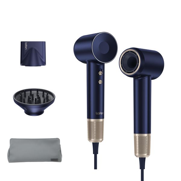 Asciugacapelli Con Ionizzazione Laifen Swift Premium, 1600 W, 110 000 Giri/Min, Blu Scuro-image