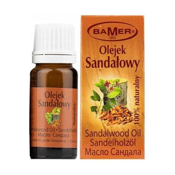 Bamer | Olio Di Fragranza In Flacone Di Vetro 7 Ml - Fragranza Di Sandalo - Profumo Per Ambienti E Aromaterapia - Ideale Per Bastoncini Profumati, Additivo Per Massaggio-image