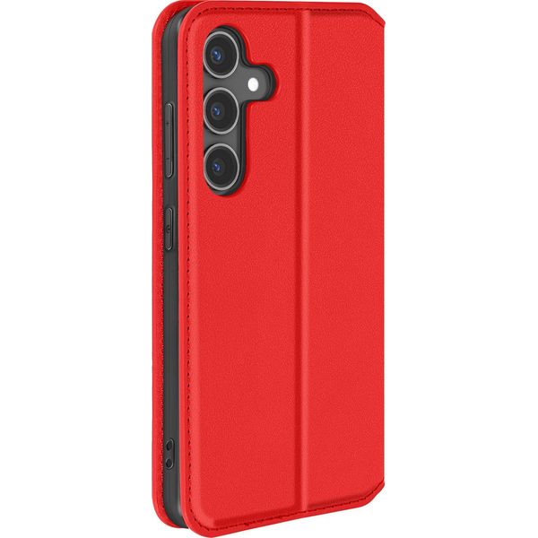 Avizar, Custodia Folio Per Galaxy S24 Plus / S25 Plus Con Portacarte, Rosso-image