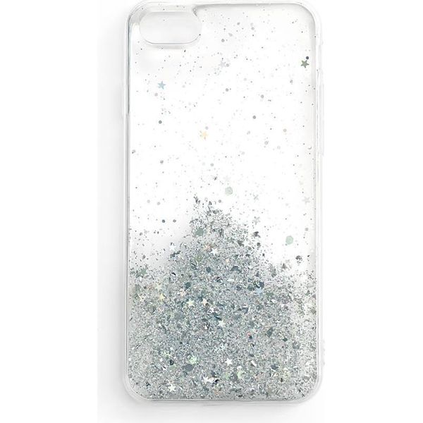 Wozinsky Star Glitter Custodia Cover Samsung Galaxy A42 5G Trasparente-image