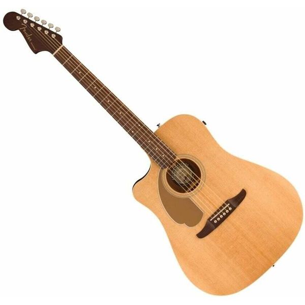 Chitarra Elettroacustica Dreadnought Naturale Fender Redondo Player Lh-image