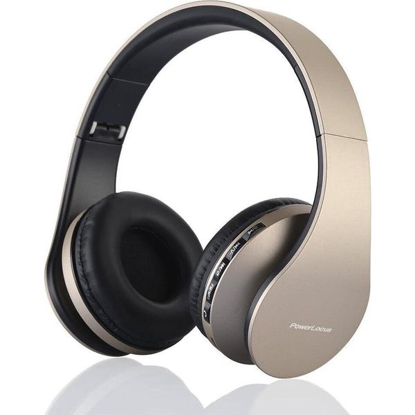 Cuffie Bluetooth Over Ear, Cuffie Senza Fili, Hifi Stereo, Cuffie Pieghevoli Con Microfono, Cuscinetti Morbidi, Micro Sd/Tf, Radio Fm Ios /Pc-image