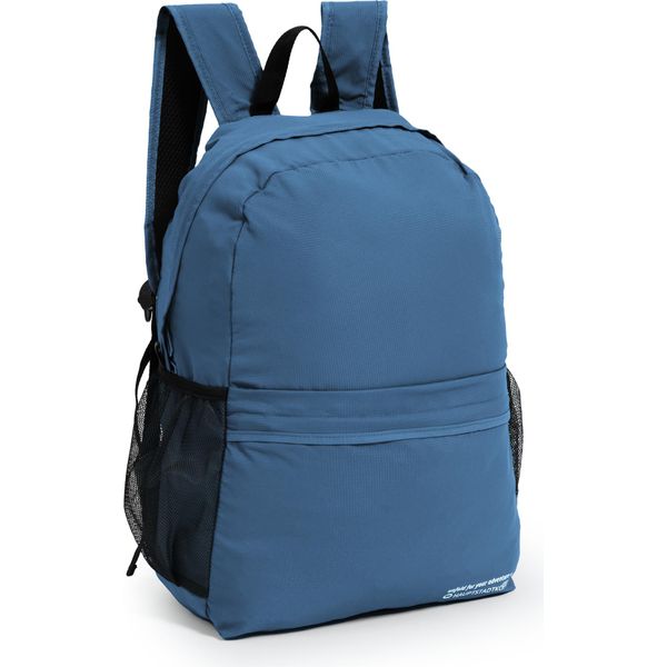 Zaino Pieghevole 40 Cm Ultraleggero Daypack Impermeabile Borsa Pieghevole 16L Zaino Signore Uomini Daypack Piccolo Zaino Pieghevole Da Viaggio, Bici, Aereo, Blu Scuro-image