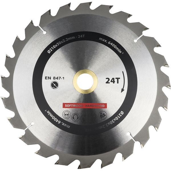 Lama Circolare Per Legno 210 X 30 Mm T30 - Per Pezzo-image