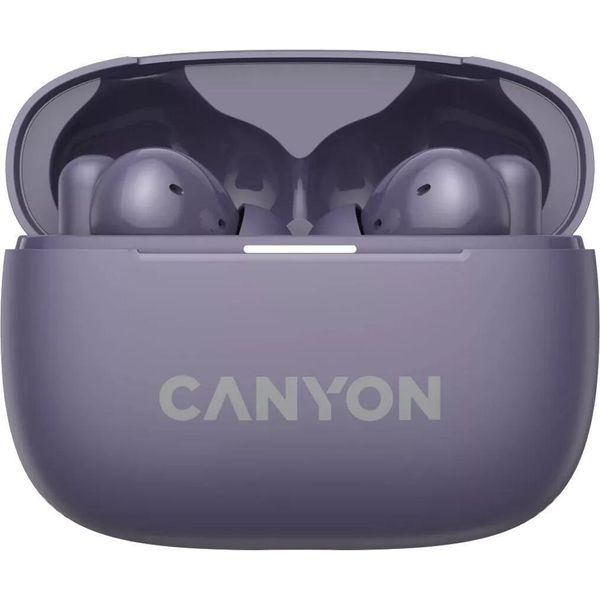 Canyon CNS-TWS10PL Cuffie E Auricolari True Wireless Stereo (Tws) In Ear Chiamate/Musica/Sport/Tutto Il Giorno Usb Type-C Bluetooth Viola (CNS-TWS10PL)-image