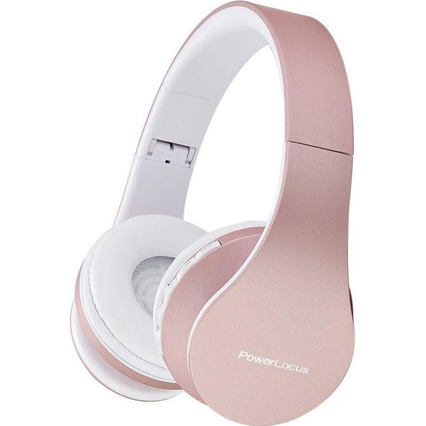 Cuffie Bluetooth Sopra L'orecchio, Cuffie Senza Fili, Hifi Stereo, Cuffie Pieghevoli Con Microfono, Cuscinetti Morbidi, Micro Sd/Tf, Radio Fm Android Ios-image