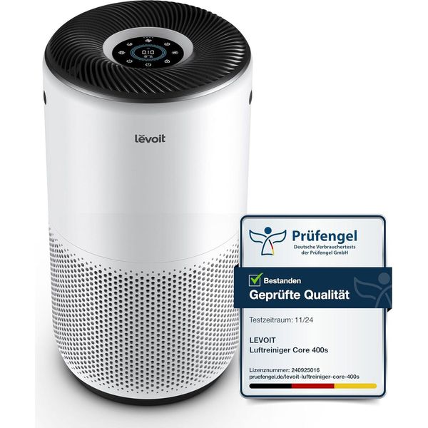 Purificatore D'aria Per Soggetti Allergici, Cadr 400M³/H Fino A 83㎡ Stanze Fumatori, Filtro D'aria Contro Il 99,97% Di Muffa, Polvere, Odori, PM2, App Alexa Control-image