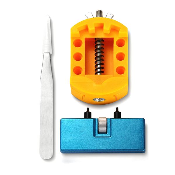 Set Di Strumenti Per Il Cambio Della Batteria Dell'orologio - Cacciavite Per Orologi, Rimozione Del Coperchio Posteriore, Apertura Della Cassa, Supporto E Pinzette Per Un Solo Tipo Di Orologio-image