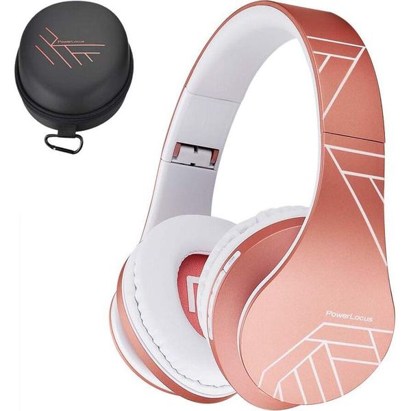 Cuffie Over-Ear Bluetooth, Cuffie Stereo Wireless Pieghevoli E Cablate Con Microfono Integrato, Micro Sd/Tf, Fm Per Telefoni Cellulari/Ipad/Laptop E Pc-image