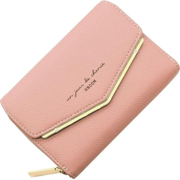 Portafoglio Piccolo Da Donna Con Tasca Per Monete Con Cerniera Mini Portafoglio Porta Carte Di Credito Con 9 Scomparti Per Carte, Regali-image