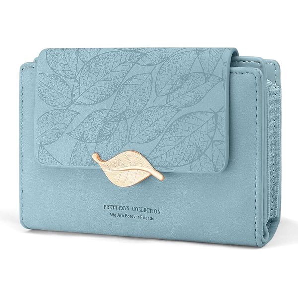 Portafoglio Da Donna Piccolo E In Formato Corto Portafoglio Da Donna Con Molti Scomparti, Portafoglio Da Donna Con 10 Scomparti Per Carte E Tasca Portamonete Con Cerniera-image