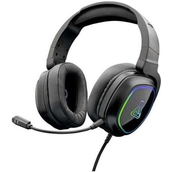 Cuffie Da Gioco Con Microfono Staccabile, Con Luce Led, Cavo Audio Stereo Da 3,5 Mm, Compatibile Con Ps4/Ps5/Xbox/Switch/Pc-image