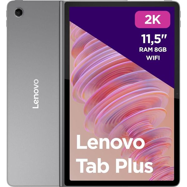Lenovo Tab Plus 2K Display 11,5 Pollici (Processore Mediatek Helio G99, 8 Gb Di Ram, 128 Memoria, Wifi, Tablet Android 13) - Luna Grey, Esclusiva Amazon-image