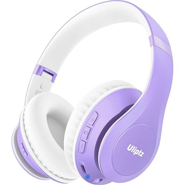 Con 65 Ore Di Autonomia, 6 Modalità Di Suono Eq, Cuffie Over-Ear Stereo Hifi Con Microfono, Cuffie Bluetooth 5.3 Pieghevoli Per Viaggi/Ufficio/Telefono Cellulare/Tv/Pc-image