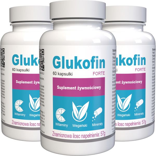 Glucofin - 180 Capsule (3 X 60 Capsule) - 3 Confezioni-image