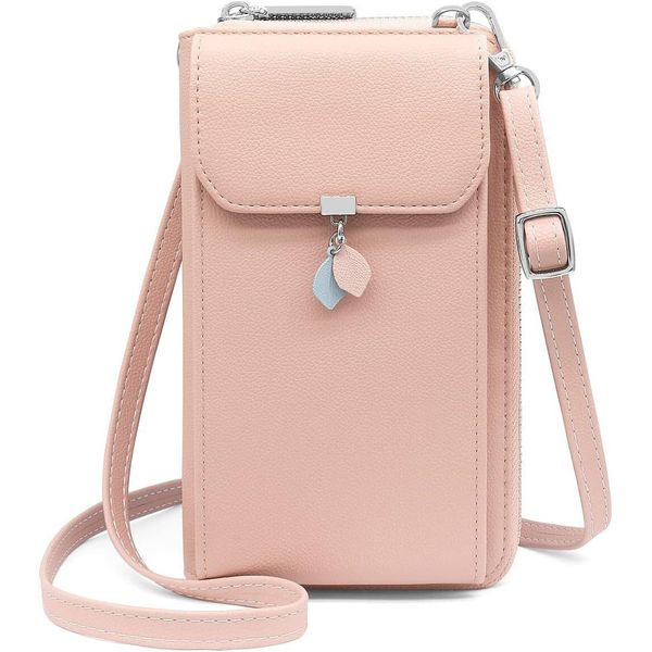 Portafoglio Con Protezione Rfid Borsa Da Donna A Tracolla Piccola Borsa Per Cellulare Crossbody Borsa Per Cellulare A Tracolla Portafoglio Con 10 Slot Per Carte Di Credito-image