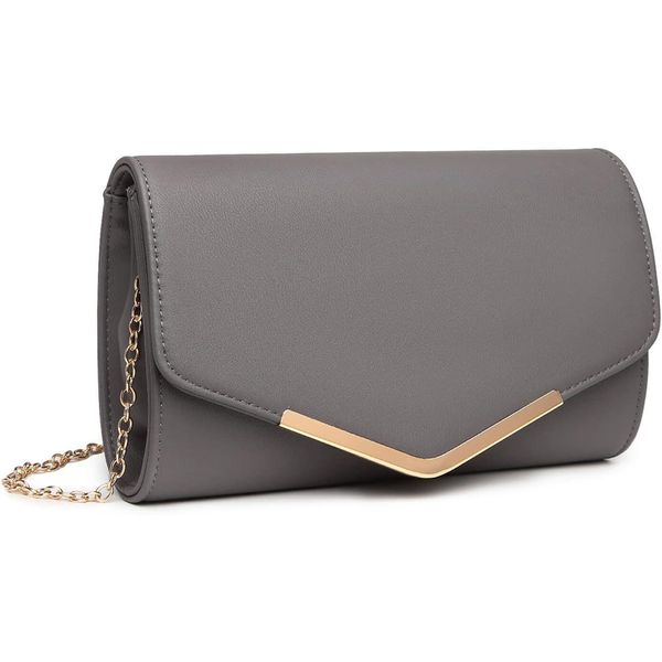 Elegante Borsa Da Donna Con Catena A Tracolla Staccabile, Cerniere Dorate E Alta Qualità - Perfetta Per Ogni Occasione!-image