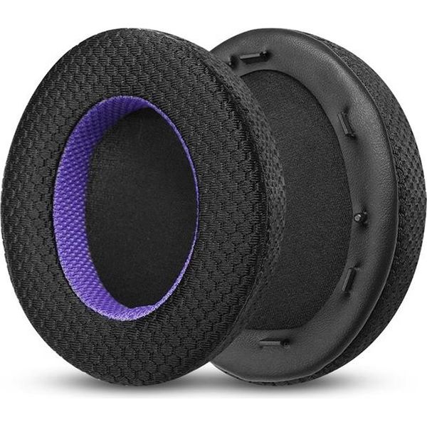 Inf Cuscinetti Auricolari Di Ricambio Per Cuffie Sony WH-1000XM3 - Nero/Viola Mesh-image