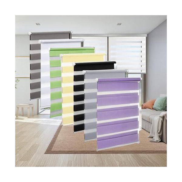 Tenda A Rullo Oscurante Thermals, 80 X 150 Cm, Protezione Solare Per Finestre A Tetto, Tenda Da Viaggio Portatile, Grigio Scuro-image