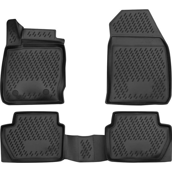 2014-2024 Ford Ecosport Tappetini Tpe Nero 4 Pz-image