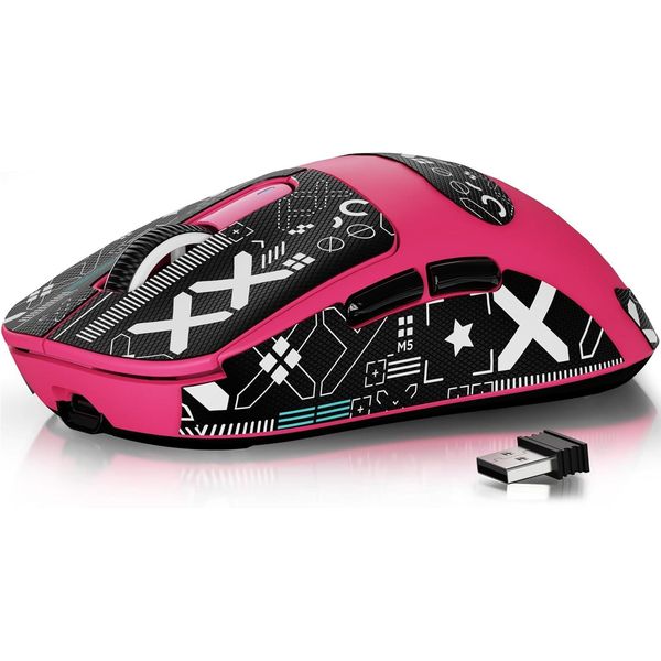 X3 49G Superlight Mouse, Pixart PAW3395 Gaming Sensor, BT/2.4G Wireless/, 6 Dpi Regolabili Fino A 26000, 200 Ore Di Batteria, Mouse Da Ufficio Per Win11/Xbox/Ps/Mac-image