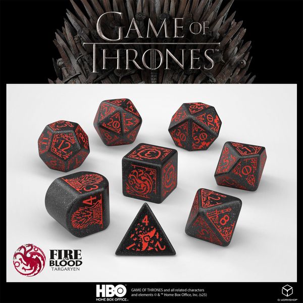 Kostky Game Of Thrones - Targaryen (8 Ks)-image