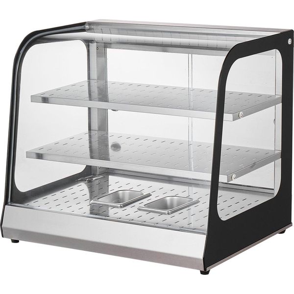 Scaldavivande Commerciale A 2 Livelli Forno Per Pizza Pinze 850W 111L-image