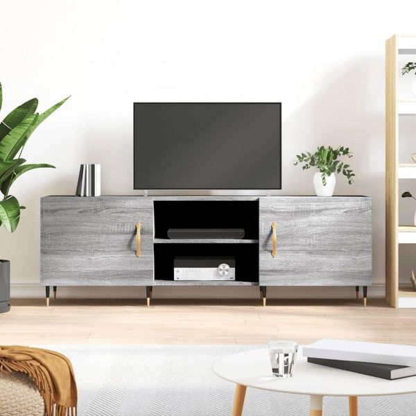 Vidaxl Mobile Tv Grigio Sonoma 150X30X50 Cm In Legno - Mobile Tv - Mobili Tv - Porta Tv - Mobili Tv-image