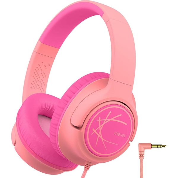 Cuffie Per Bambini Con Cavo, Volume Sicuro 85 Dba, Suono Stereo, Cuffie Over-Ear Pieghevoli Con Jack Da 3,5 Mm Per Bambini, Per Ipad E Tablet-image