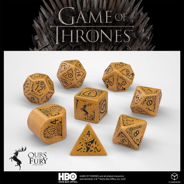Kostky Game Of Thrones - Baratheon (8 Ks)-image