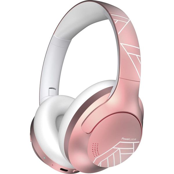 Cuffie Bluetooth Sopra L'orecchio, 50 Ore Di Riproduzione Cuffie Senza Fili Pieghevoli Con Microfono, Bluetooth 5.3, Hifi Stereo, 90 Gradi Ruotabile Senza Fili-image
