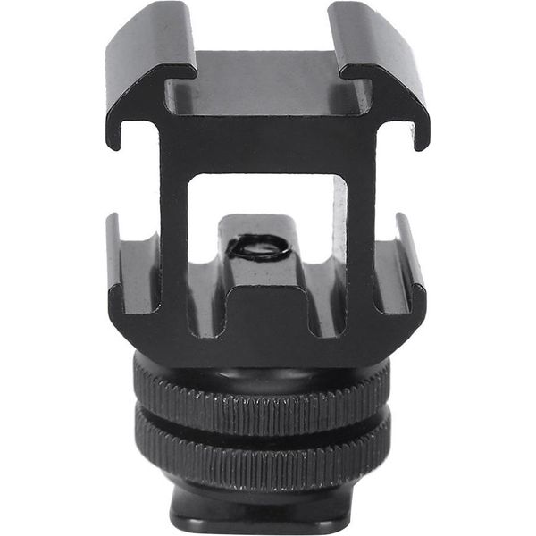 Staffa Per Adattatore Cold Shoe, Staffa Per Adattatore Hot Shoe, Staffa Uno Per Tre, Supporto Uno Per Tre, Supporto Per Adattatore Hot Shoe-image